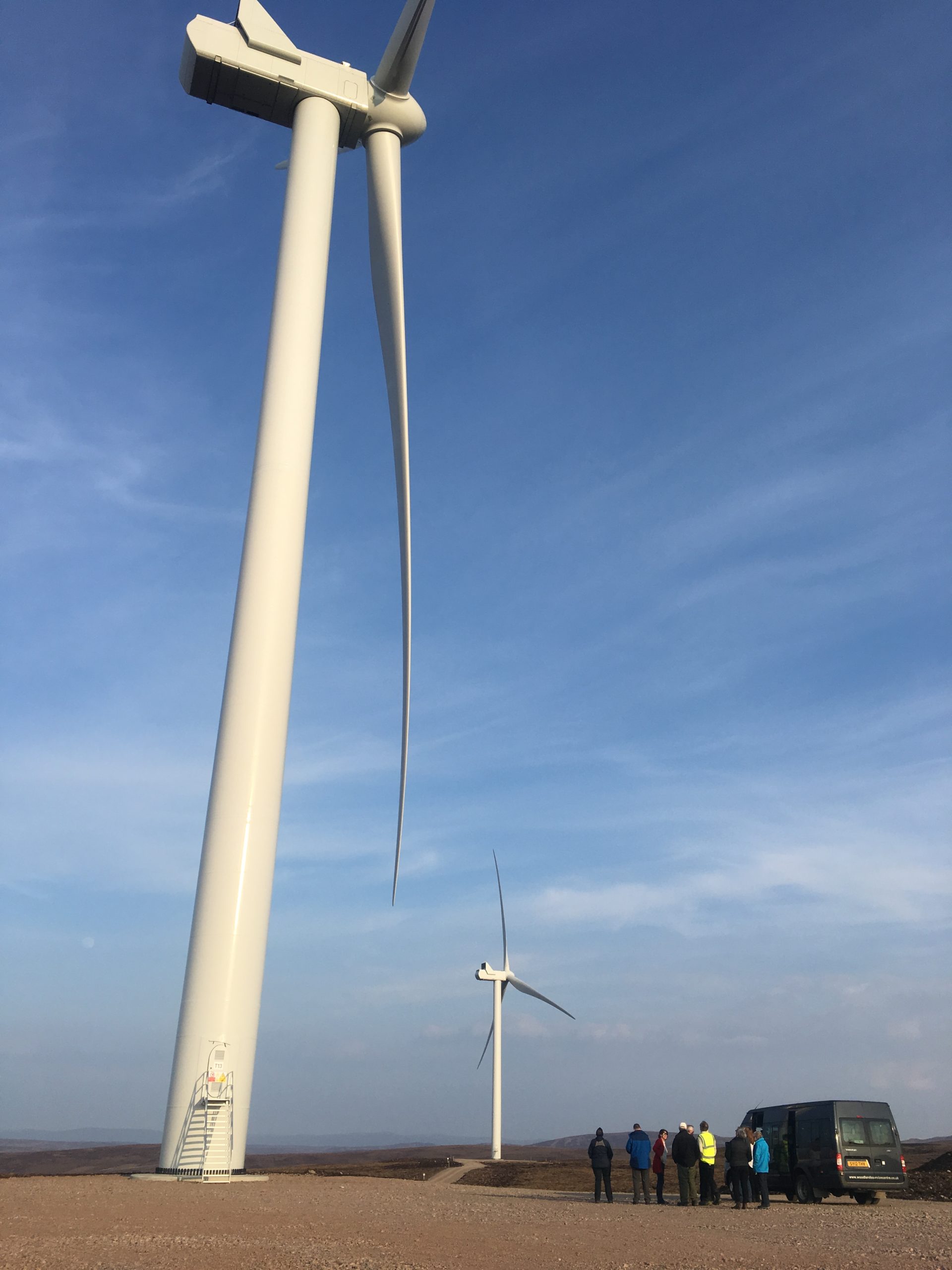 Operational Tom nan Clach Wind Farm, Nairnshire